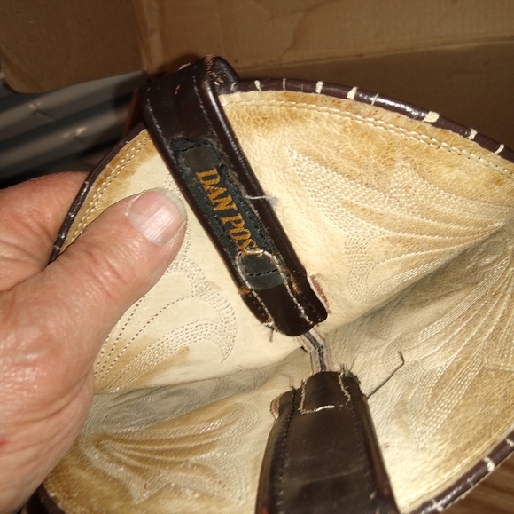 Western Cowboy boots, by Dan Post. Have been resoled and also the heels, - Picture 6 of 8